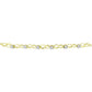 Pulsera de Plata Bañada en Oro con Diamante blanco
