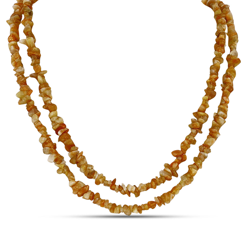 Collar Pepita con Piedra Solar de Oregon