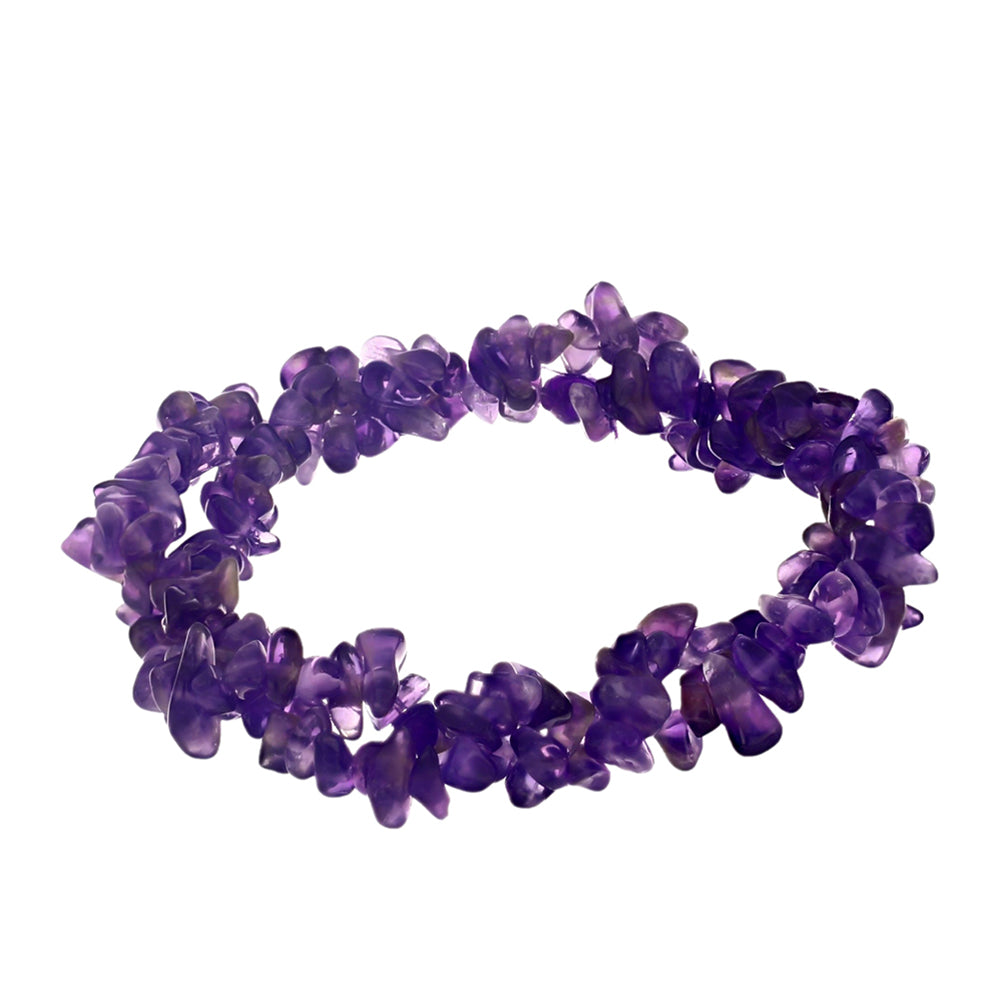 Conjunto Pepita con Ágata Púrpura ( Collar +Pulsera )