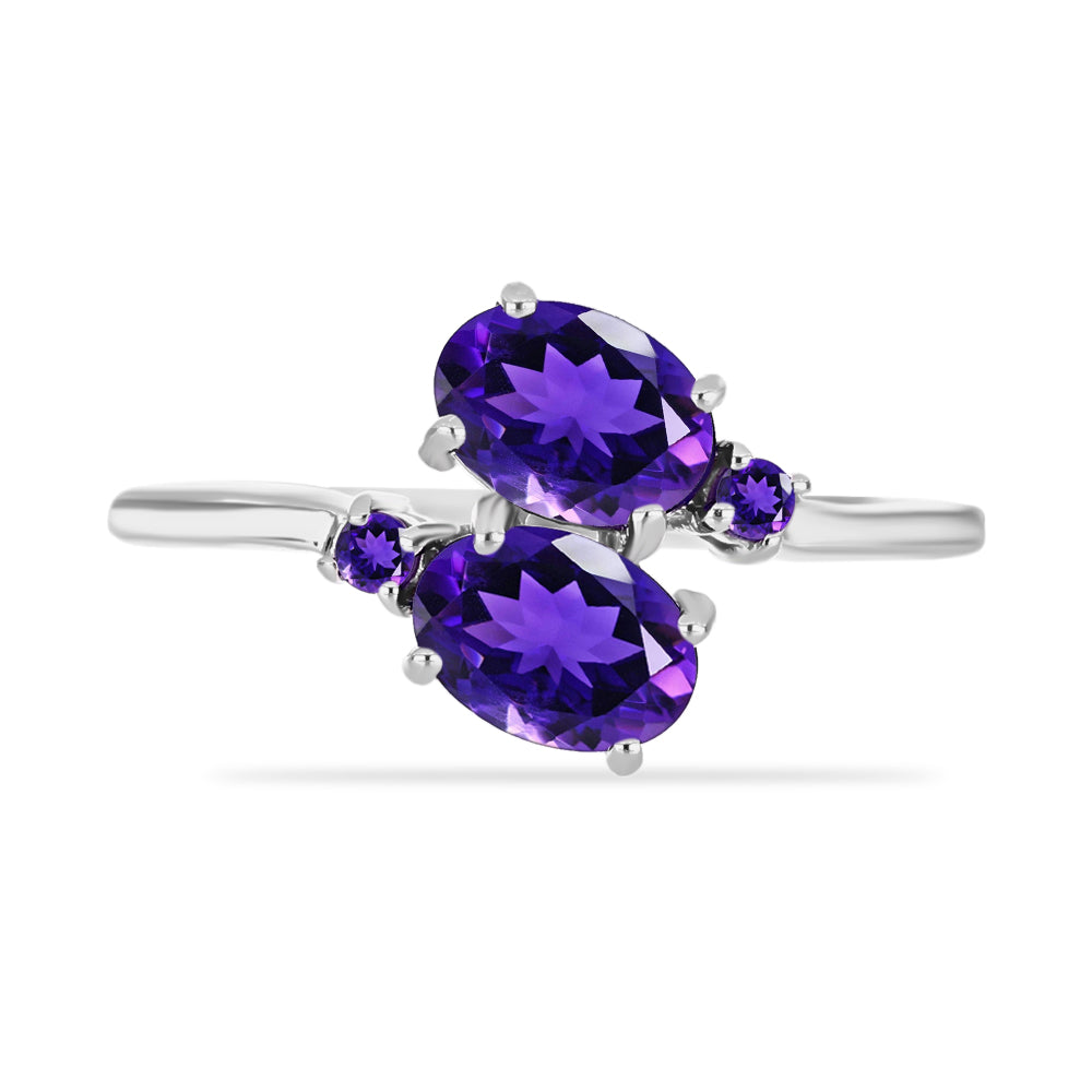 Anillo de Plata con Amatista de Marruecos 1 