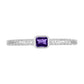 Pulsera de Plata con Amatista de Marruecos