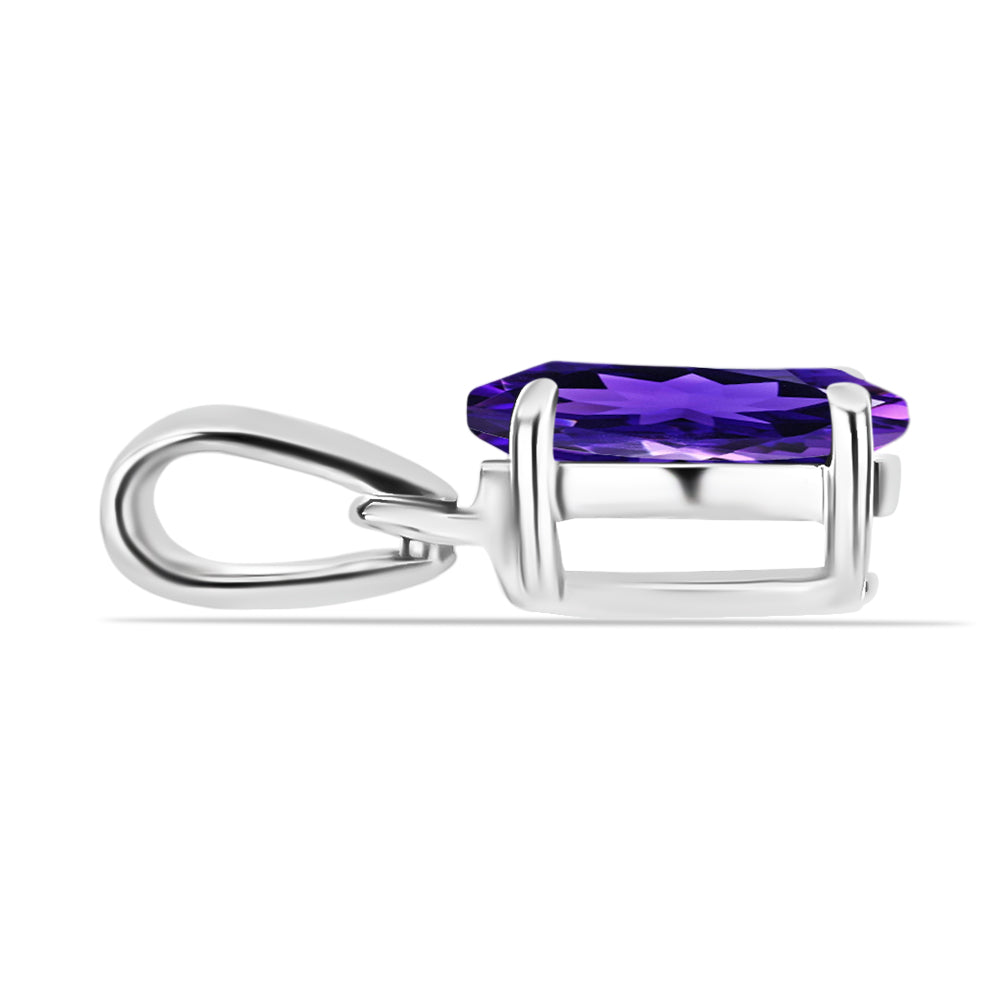 Conjunto de Plata con Amatista de Marruecos ( Pendientes +Anillo +Colgante )