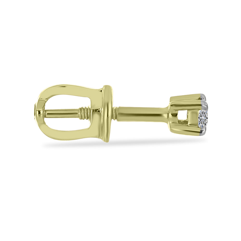 Conjunto de Plata Bañada en Oro con Diamante blanco y Rubí de Madagascar ( Pendientes ) 7 
