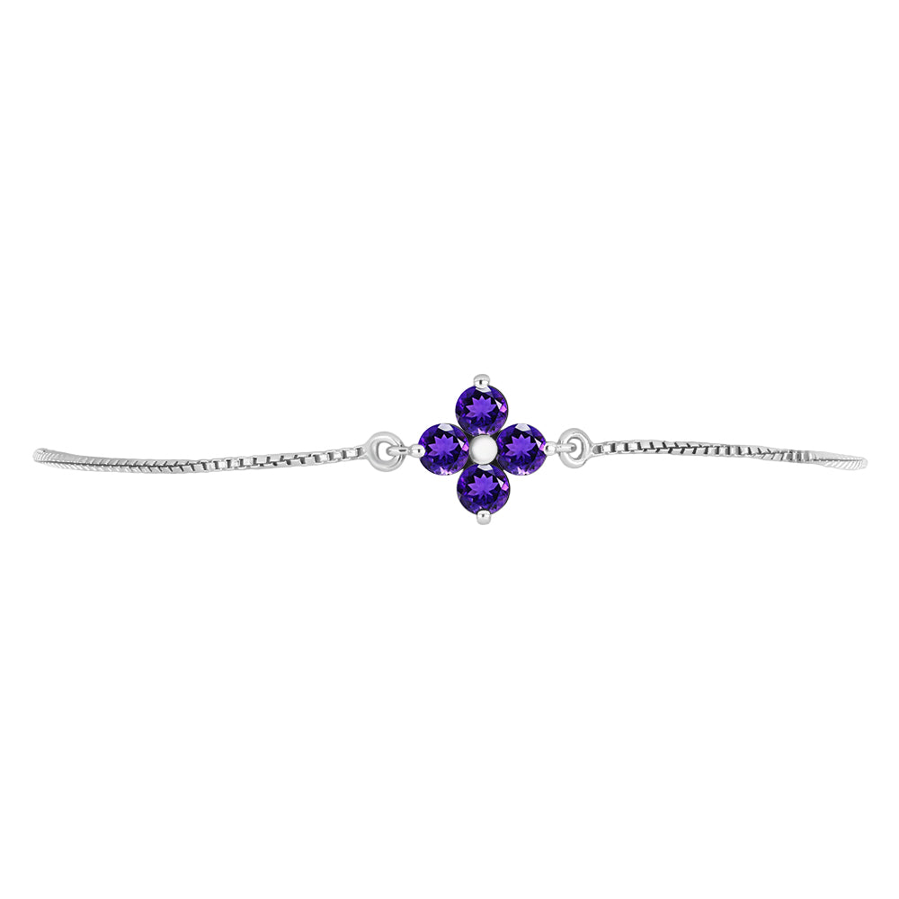 Pulsera de Plata con Amatista de Marruecos 2 