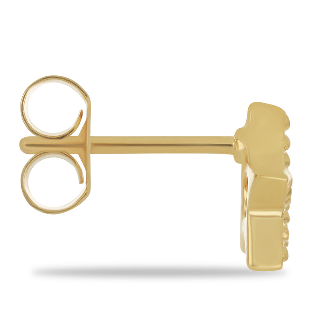 Pendientes de Plata Bañada en Oro 3 