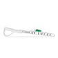 Colgante de Plata con Esmeralda de Zambia y Topacio Blanco