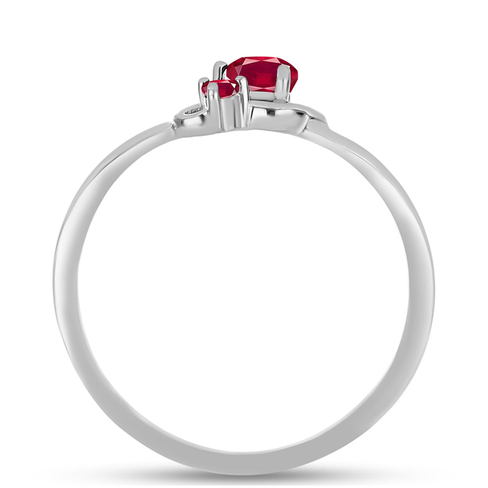 Anillo de Plata con Rubí de Madagascar 2 
