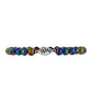 Pulsera de Plata con Cuarzo Hematita verde místico