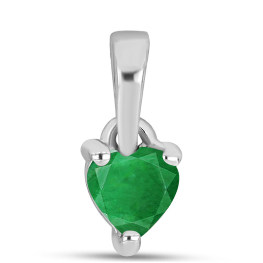 Colgante de Plata con Esmeralda de Zambia
