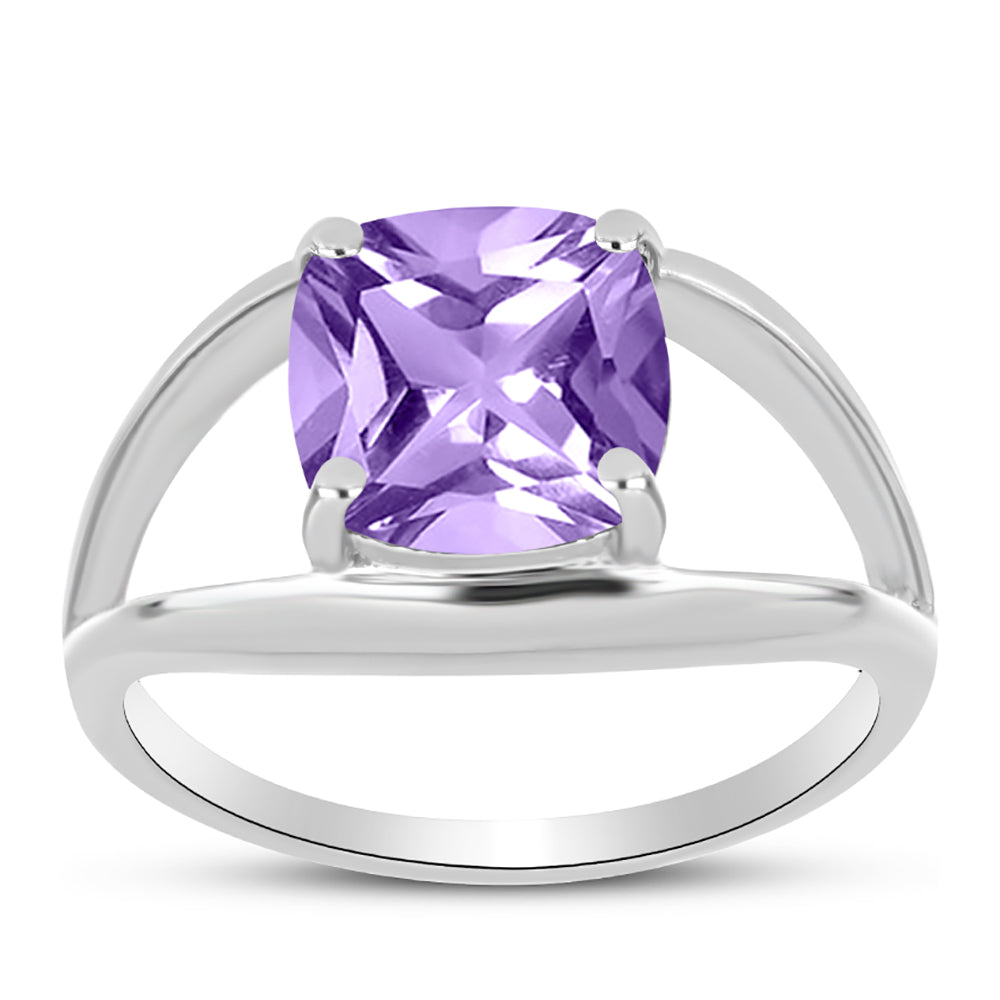 Anillo de Plata con Amatista Rosa de Francia 3 