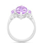 Anillo de Plata con Amatista Rosa de Francia