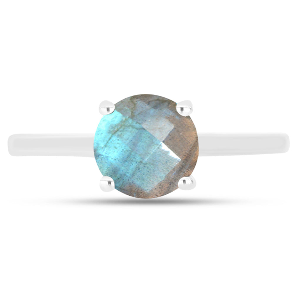 Anillo de Plata con Labradorita