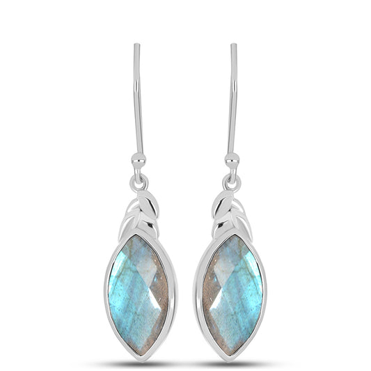 Pendientes de Plata con Labradorita