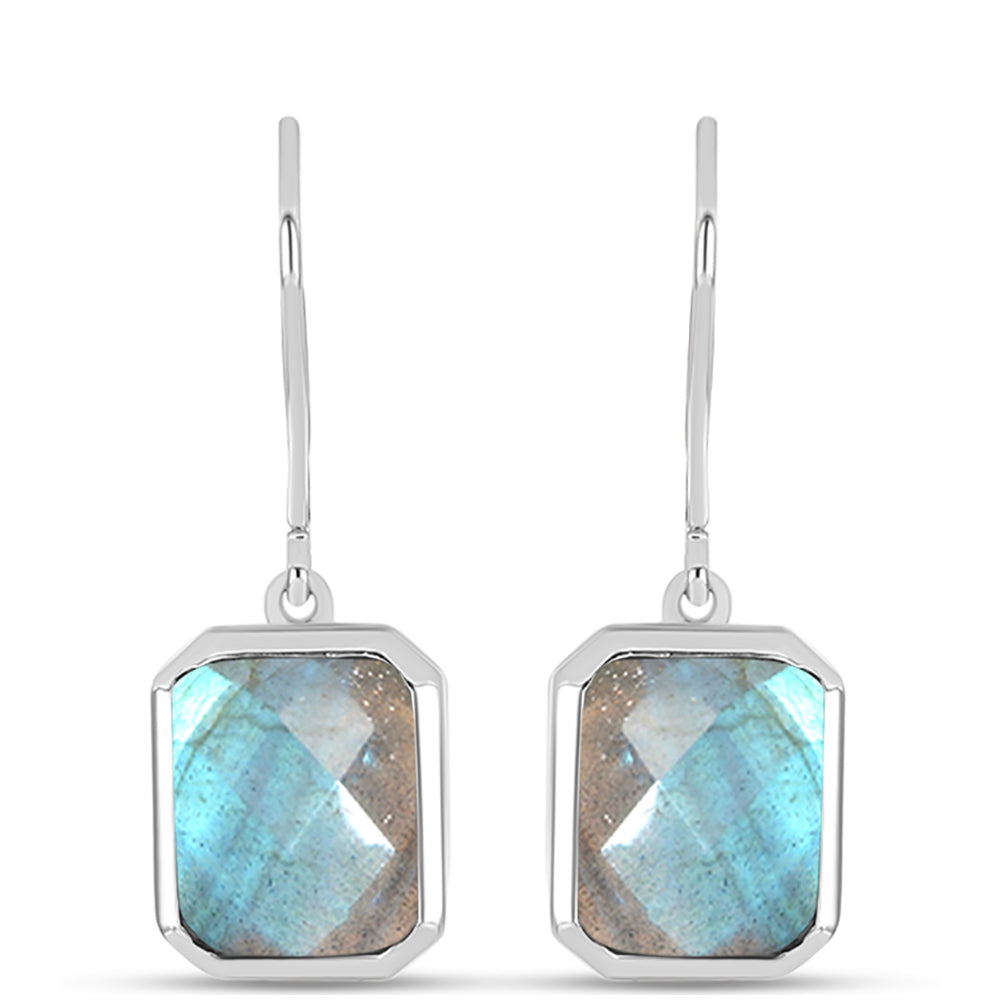 Pendientes de Plata con Labradorita