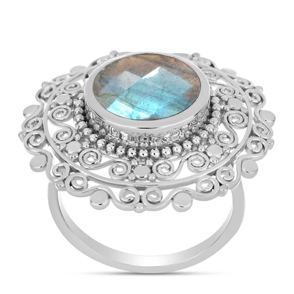 Anillo de Plata con Labradorita 3 