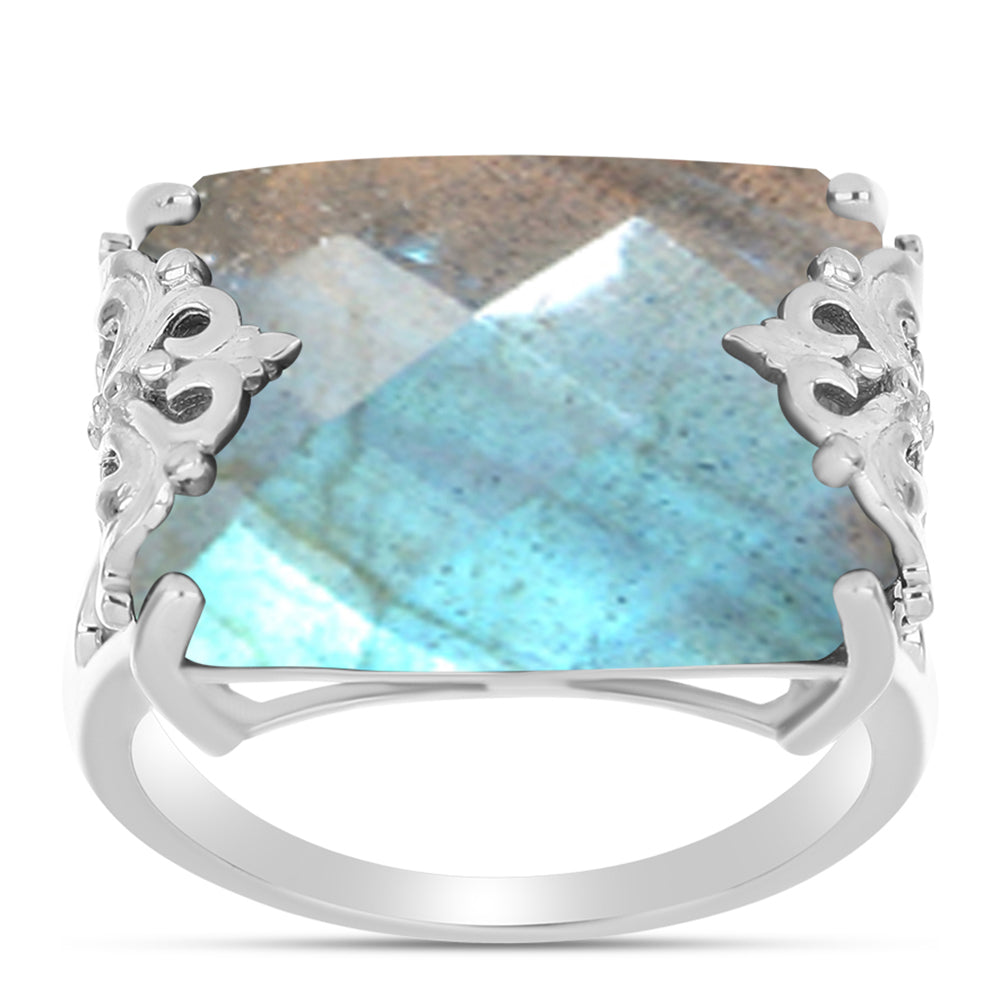 Anillo de Plata con Labradorita 3 