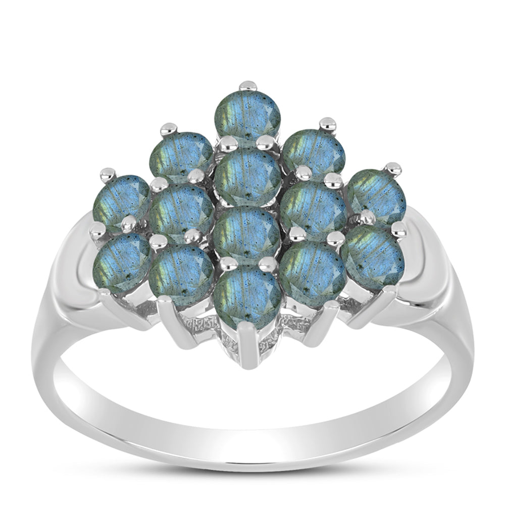Anillo de Plata con Labradorita