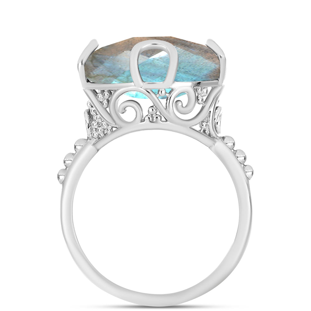 Anillo de Plata con Labradorita 2 