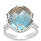 Anillo de Plata con Labradorita