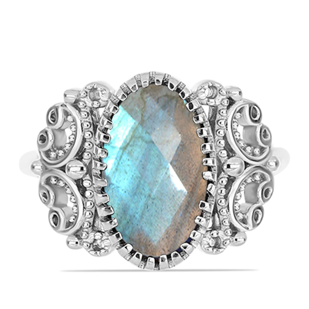 Anillo de Plata con Labradorita 1 