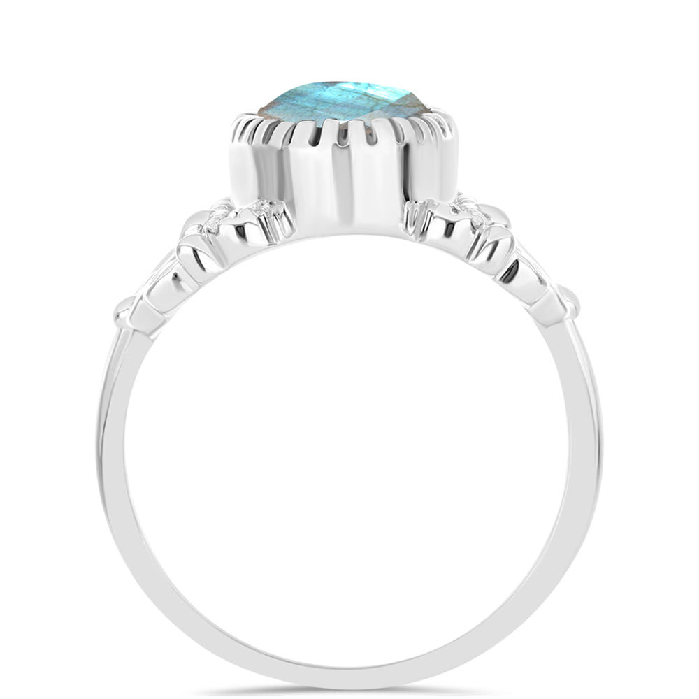 Anillo de Plata con Labradorita 2 