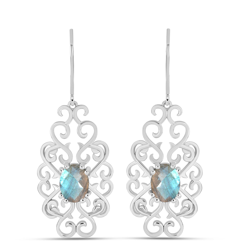 Pendientes de Plata con Labradorita 1 