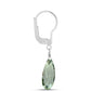 Pendientes de Plata con Amatista Verde