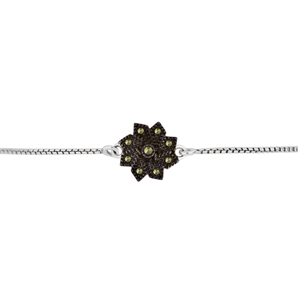 Pulsera de Plata con Marcasita de Austria 2 