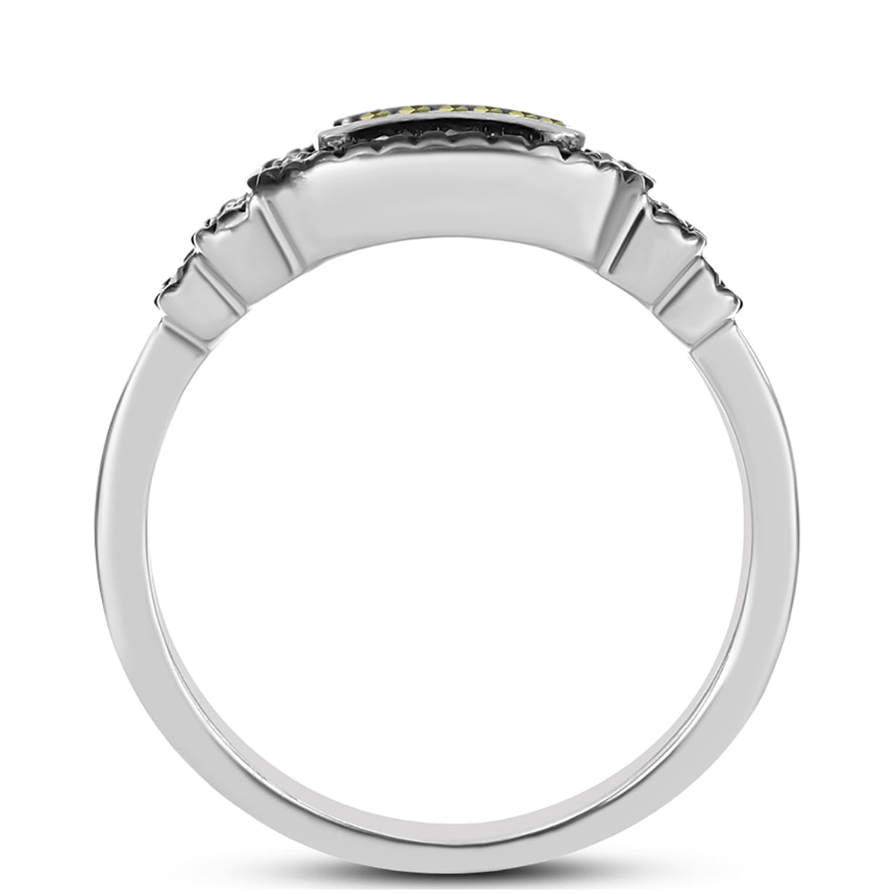 Anillo de Plata con Marcasita de Austria