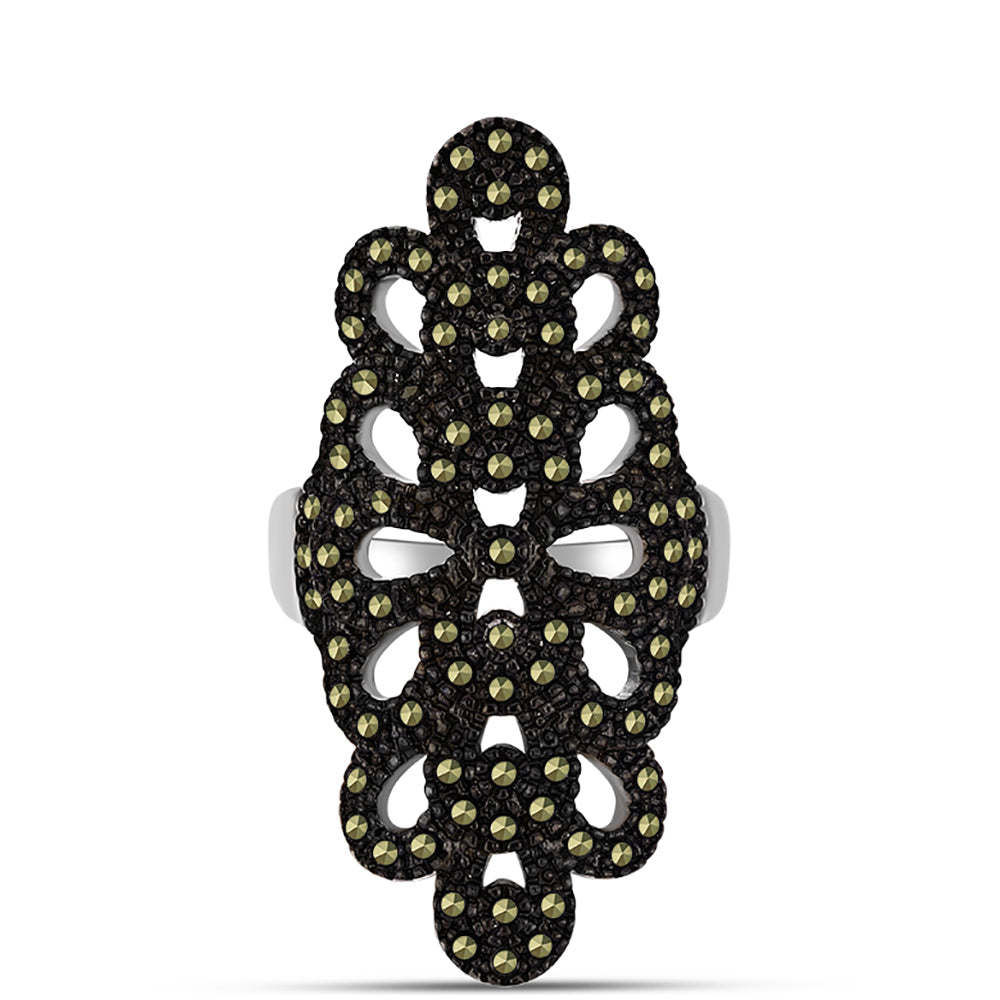 Anillo de Plata con Marcasita de Austria 1 