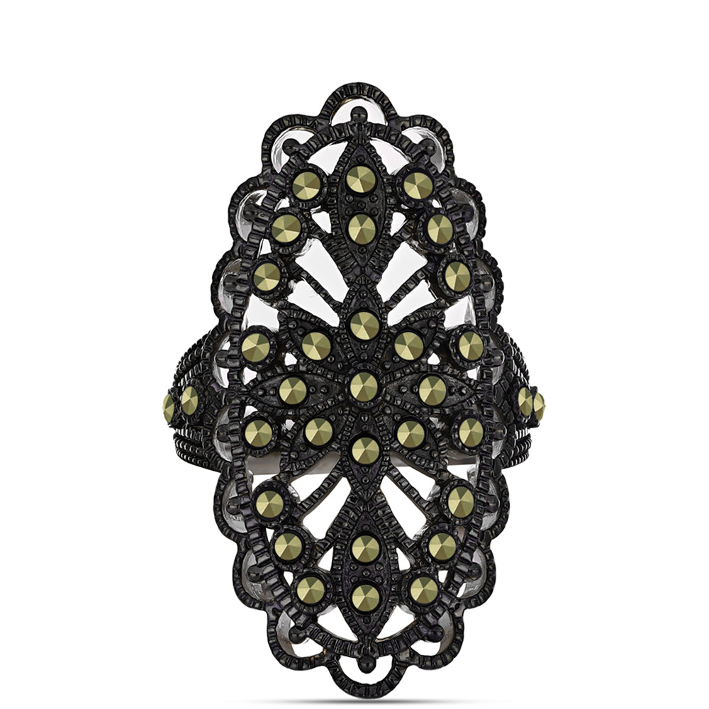 Anillo de Plata con Marcasita de Austria 1 