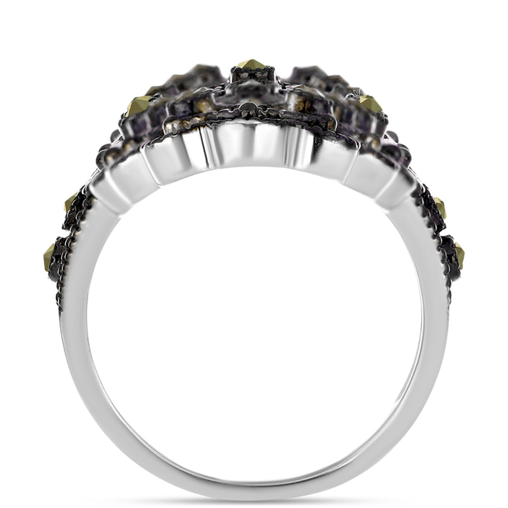 Anillo de Plata con Marcasita de Austria 2 