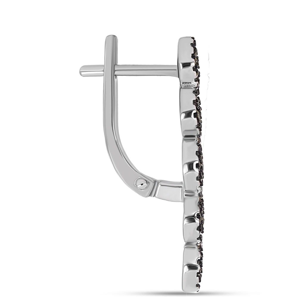 Pendientes de Plata con Marcasita de Austria
