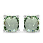 Pendientes de Plata con Amatista Verde