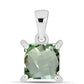 Colgante de Plata con Amatista Verde