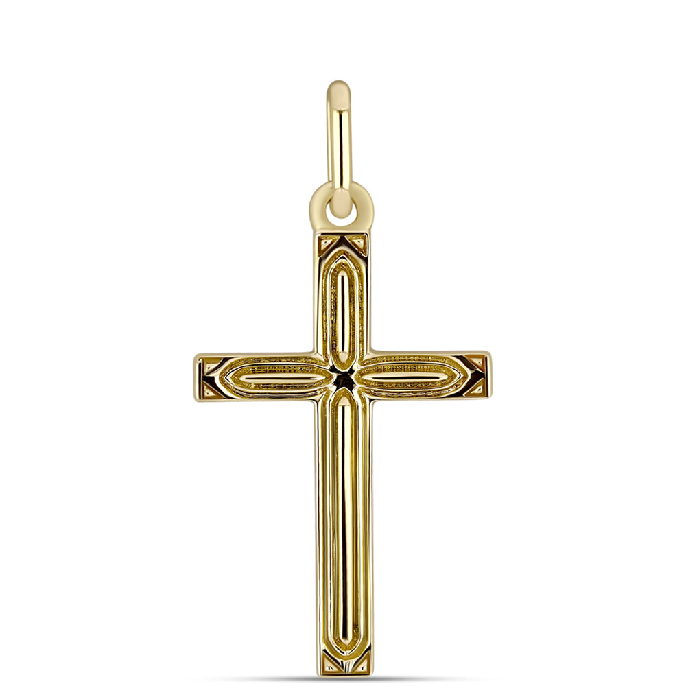 Cruz Colgante de Oro 14K