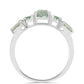 Anillo de Plata con Amatista Verde