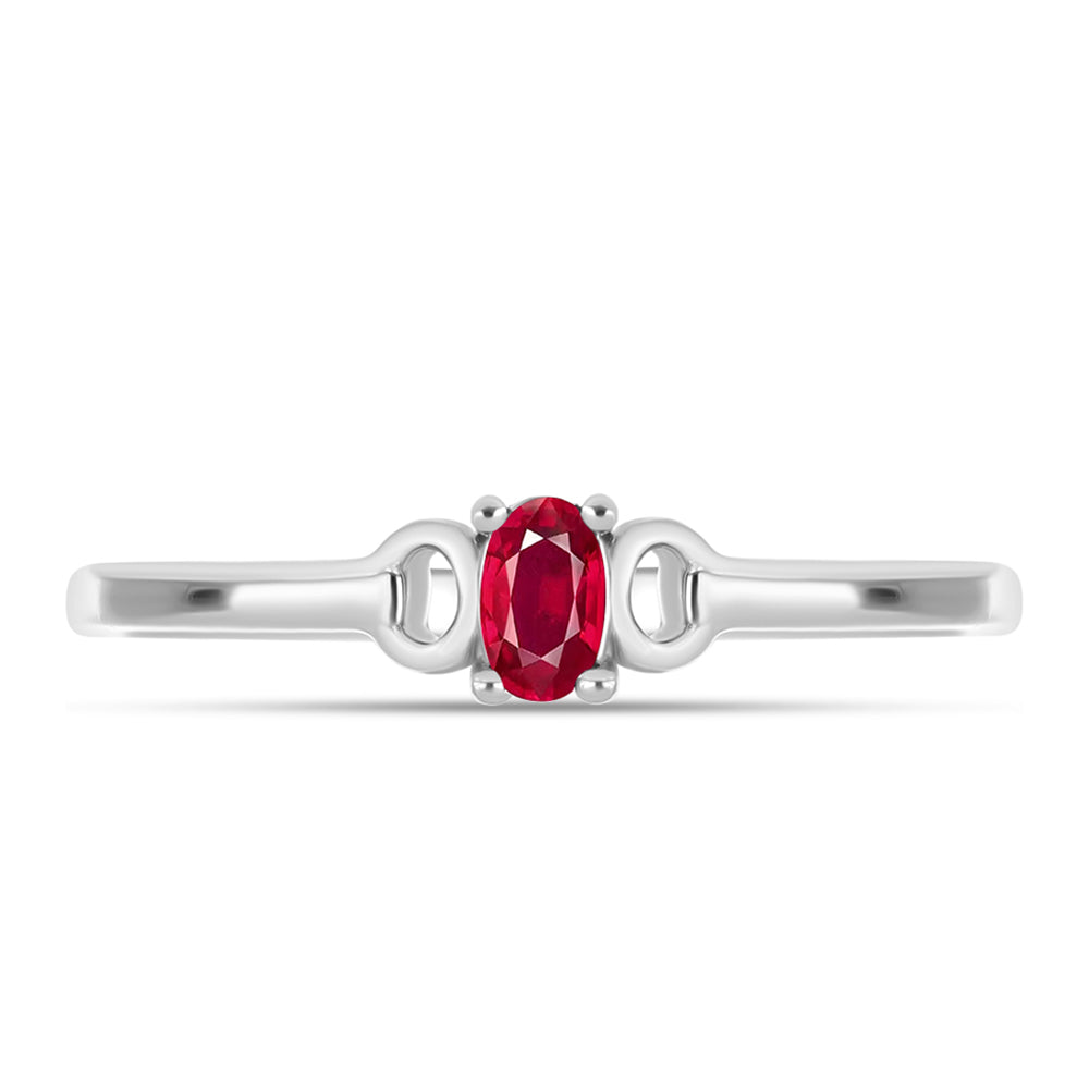 Anillo de Plata con Rubí de Madagascar 1 