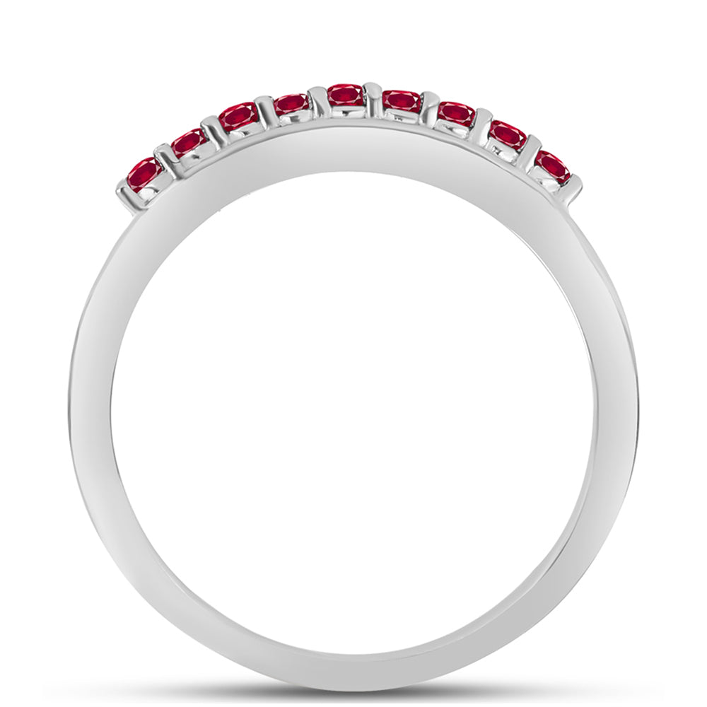 Anillo de Plata con Rubí de Madagascar