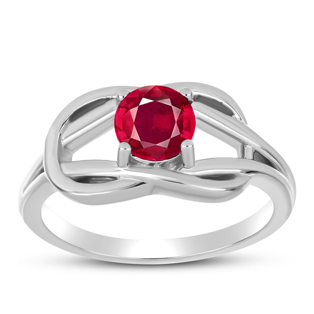 Anillo de Plata con Rubí de Madagascar 3 