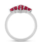 Anillo de Plata con Rubí de Madagascar