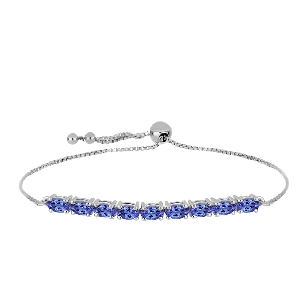 Pulsera de Plata con Tanzanita 1 