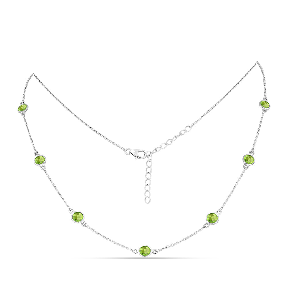 Collar de Plata con Peridoto de Changbai 1 