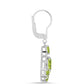 Pendientes de Plata con Peridoto de Changbai