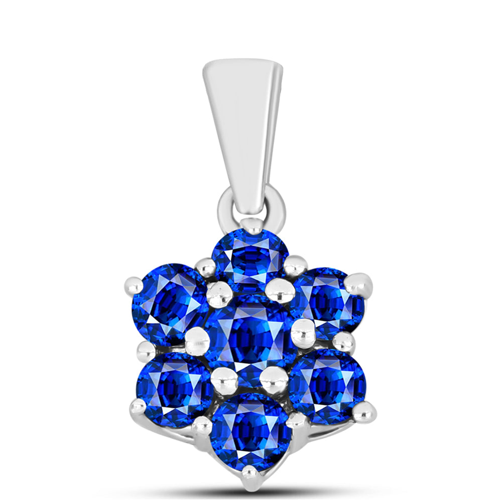 Colgante de Plata con Zafiro Azul Australiano 1 