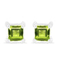 Pendientes de Plata con Peridoto de Changbai