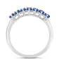 Anillo de Plata con Zafiro Azul Australiano