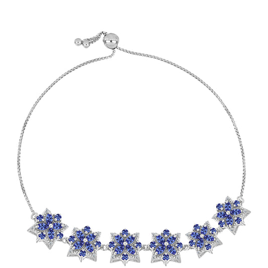 Pulsera de Plata con Tanzanita AAA