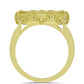 Anillo de Plata Bañada en Oro con Madreperla