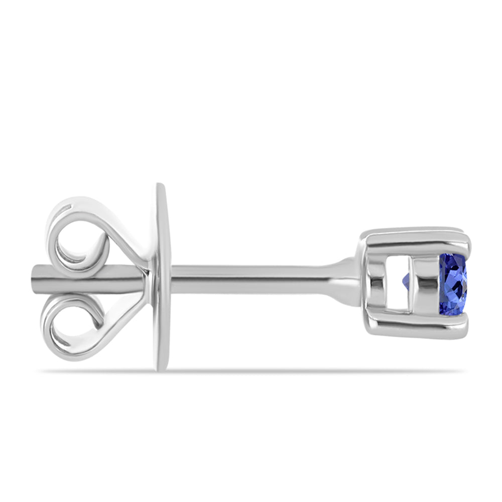 Pendientes de Plata con Tanzanita AAA 2 